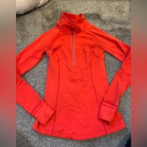 Lululemon Red 1/2 Zip Pullover